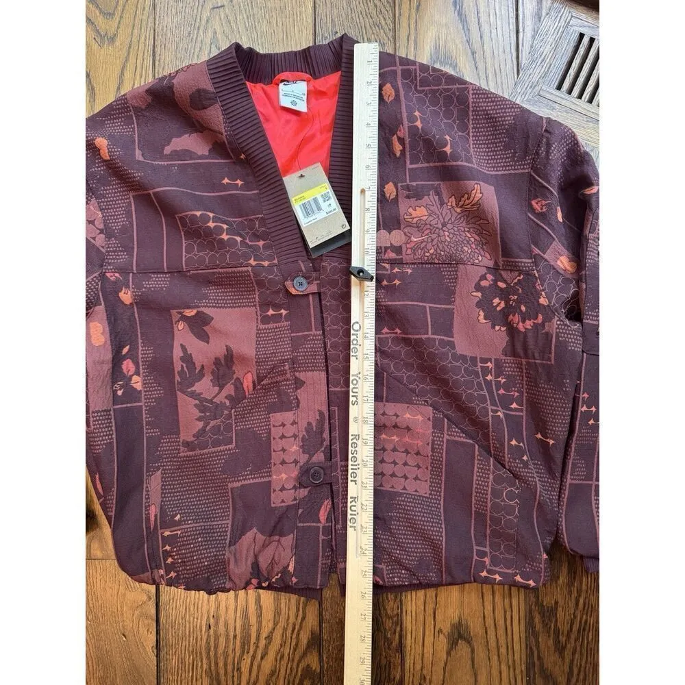 Nike Naomi Osaka Sustainable Materials Woven Jacquard Jacket Crimson Size Small - Image 8