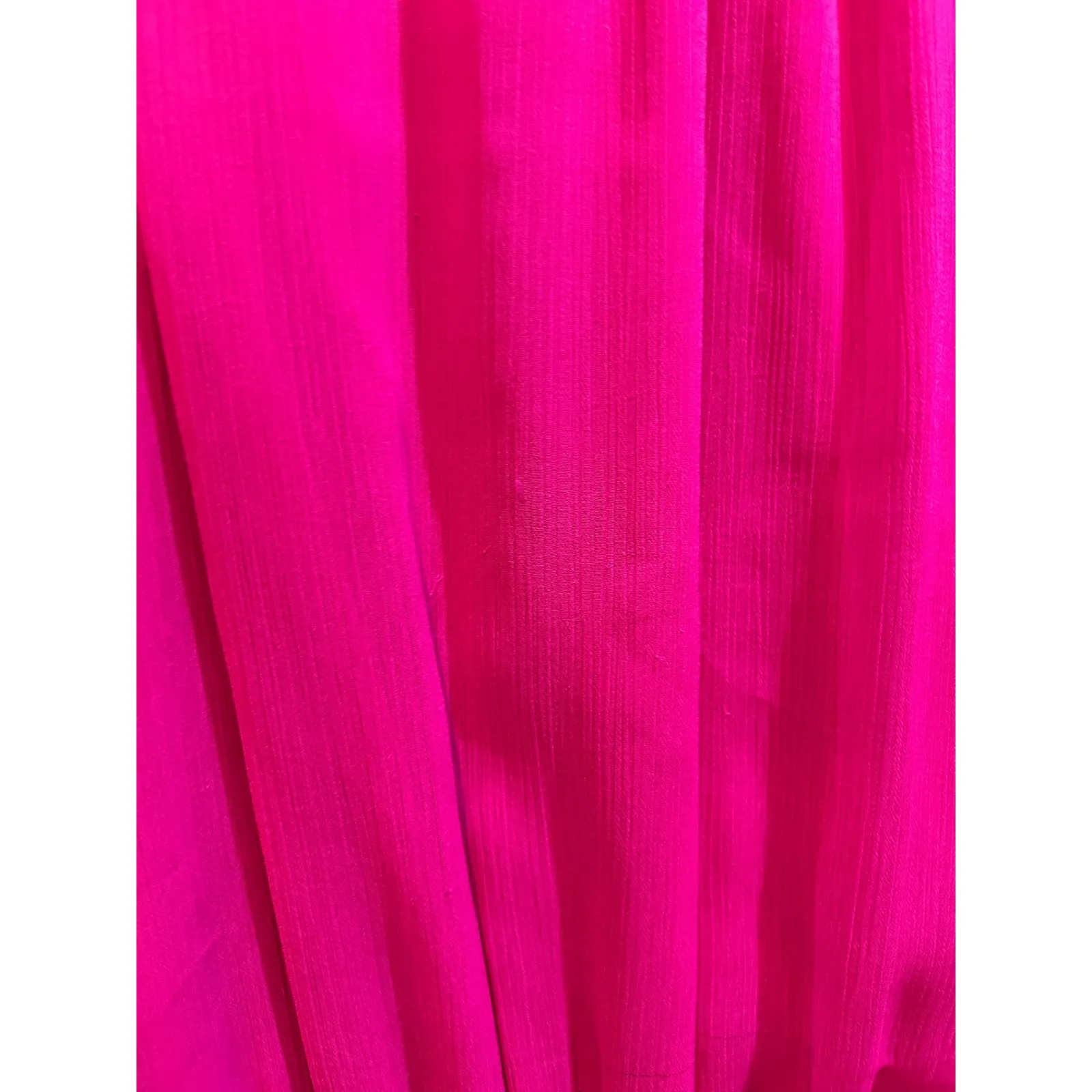 FLAWED MSK Pink Ruffle‎ Dress Sleeveless Mock Neck Mini Party Cocktail Dress Size M - Image 4