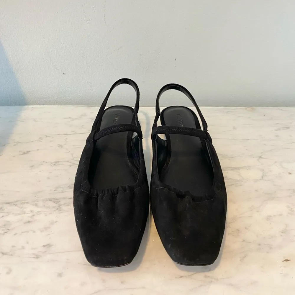 NEW Vince Venice Suede Slingback Square Toe Mary Jane Size 6.5 - Image 3