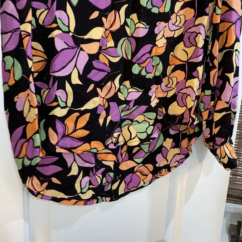 FRNCH  Paris floral top size xsmall - Image 6