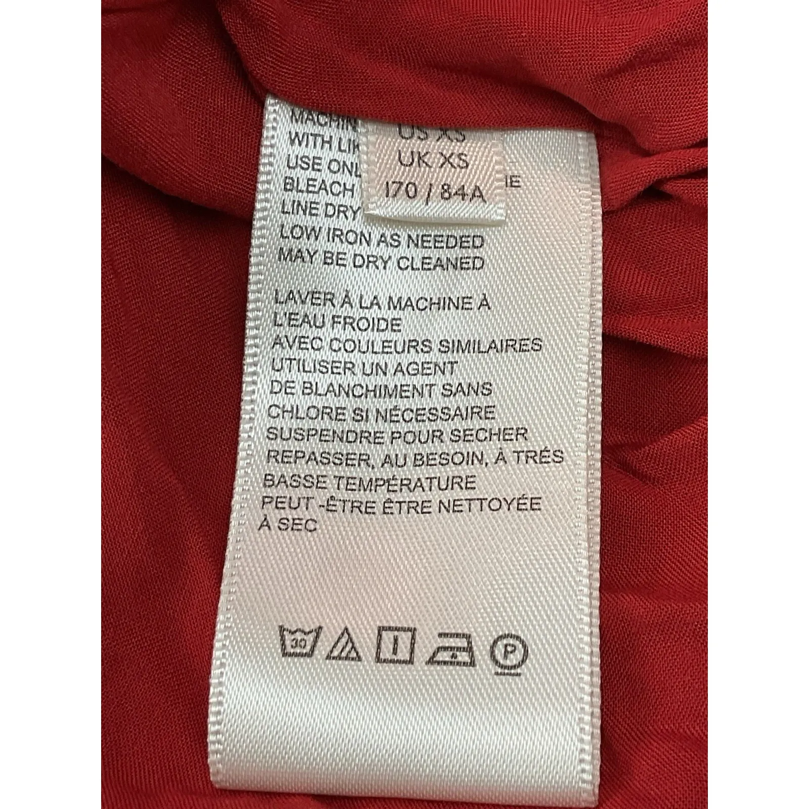 Free People Aries Open Back Floral Long Sleeve Mini Dress Red XS - Image 12