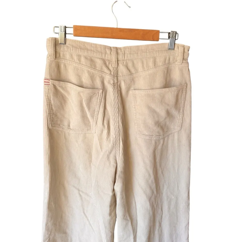 Urban Outfitters - High & Wide Corduroy  Cream Y2K Grunge Wide Leg Pants Sz 31 - Image 5