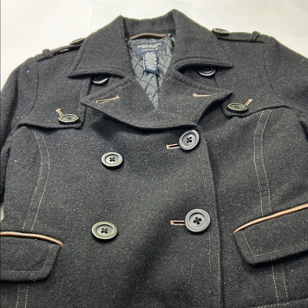 American Eagle Outfitters Charcoal Peacoat - Image 8