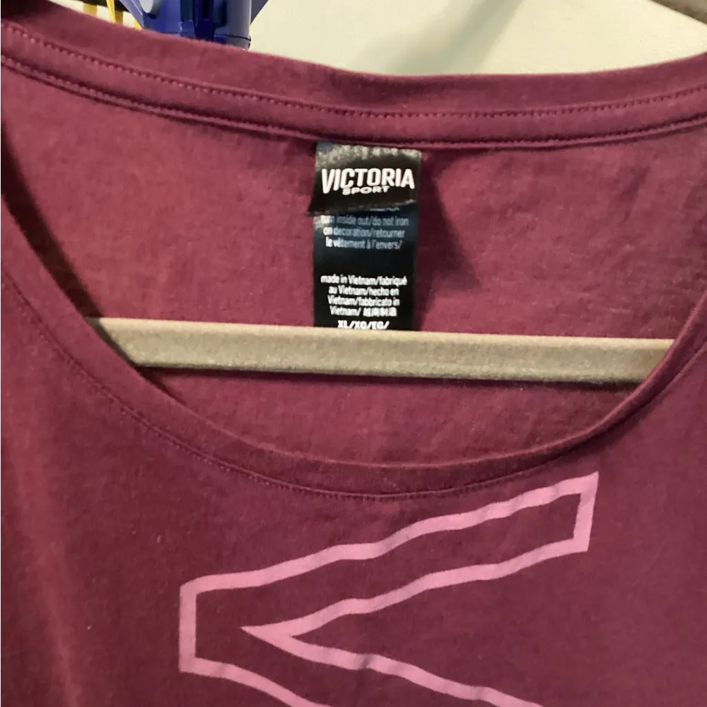 Victoria's Secret Maroon Muscle Tee - Image 2