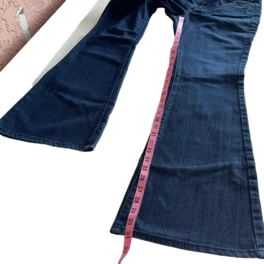 Old Navy regular fit dark wash denim jeans belt loops size 2 xs jeans 2011 - Image 6