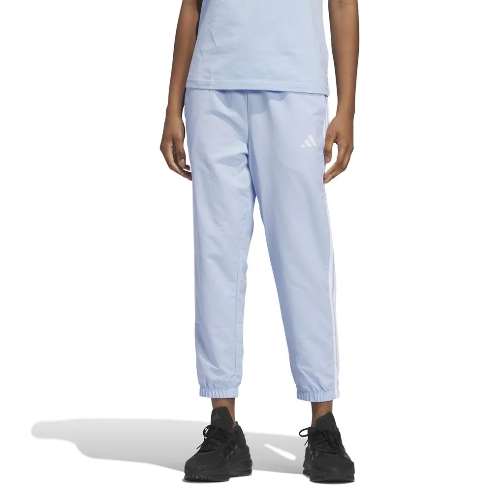 NWT Adidas Essentials 3-Stripes Woven 7/8 Sportswear Pants | Glow Blue | 2X - Image 2