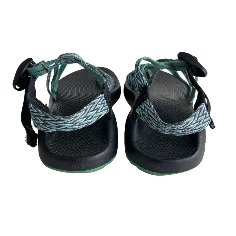 Chaco ZX Classic Strappy Sandals Women’s Size 8 Cushioned Blue - Image 4