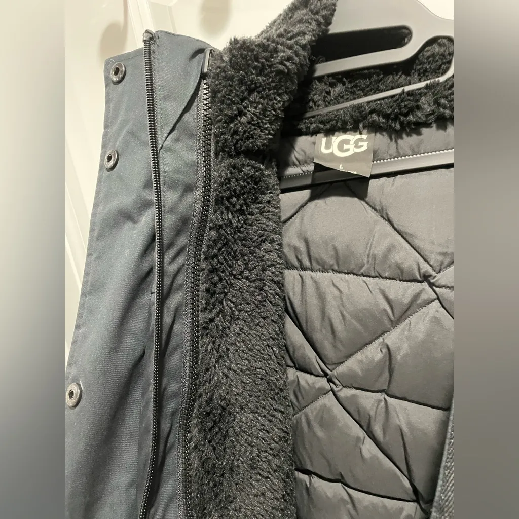 UGG Adirondack Parka 2.0 Frost 3 IN 1 Hooded Down Puffer Sherpa Jacket Coat - Image 11