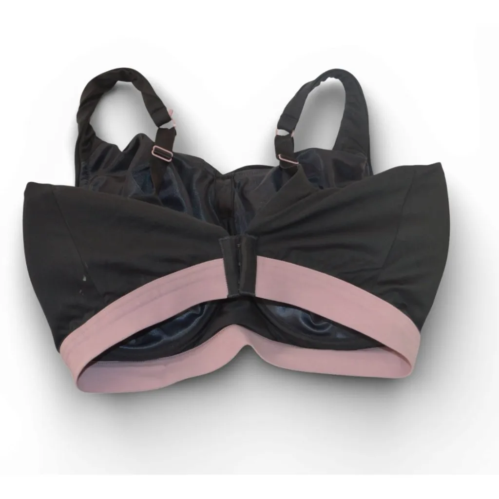 Panache Sport 5022 Underwire Sports Bra Black Pink UK 36HH US 36L High Impact - Image 2
