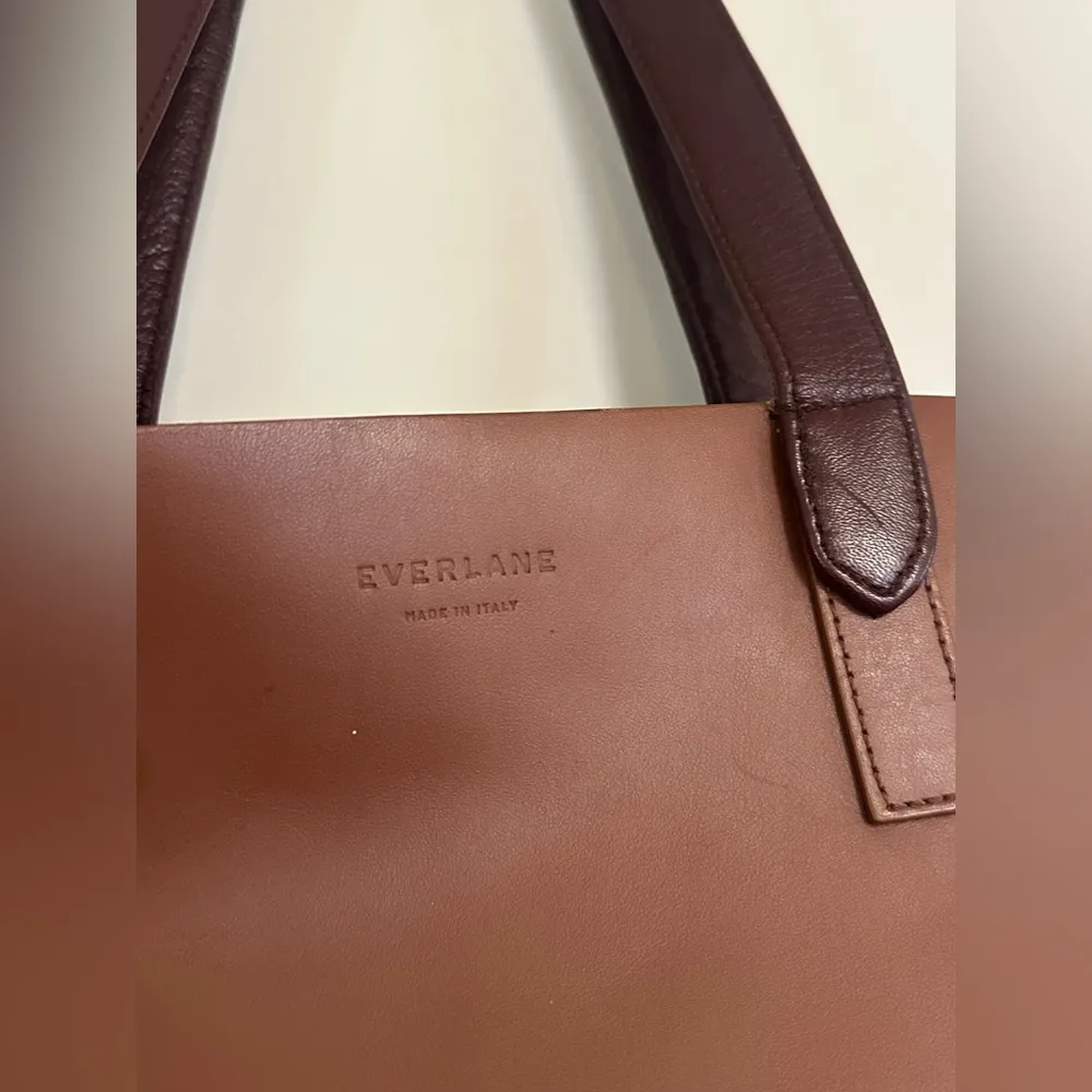 Everlane brown leather tote - Image 3