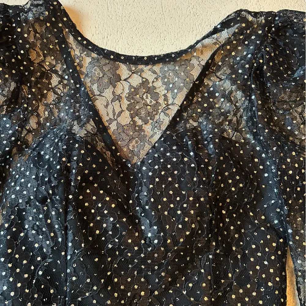 ✨ Totally 80s Glam: Rampage Vintage Cocktail Dress with Lace & Glitter - Image 11