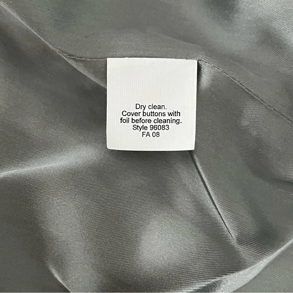 J. Crew Factory Fitted Wool Blend Herringbone Jacket Blazer, Sz 6 - Image 16