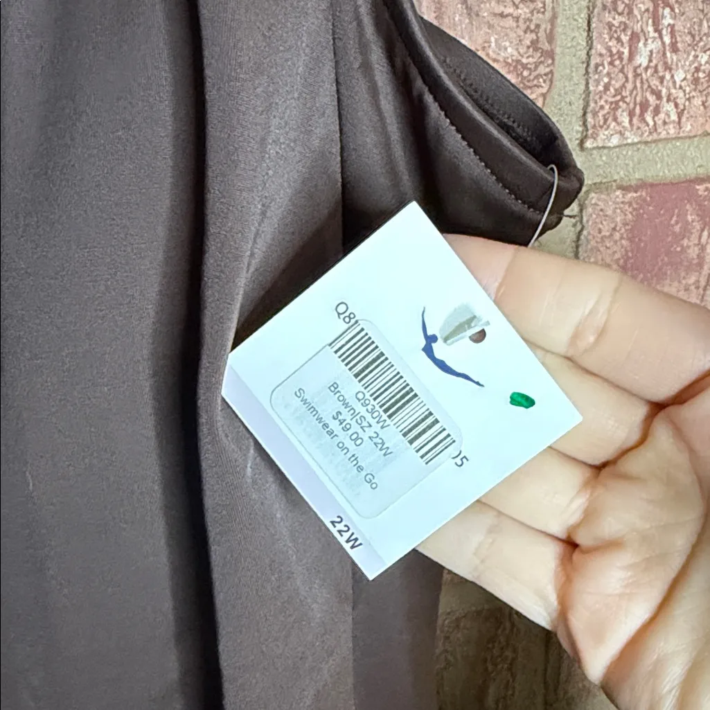 Jantzen Brown One-Piece Swimsuit - Image 4