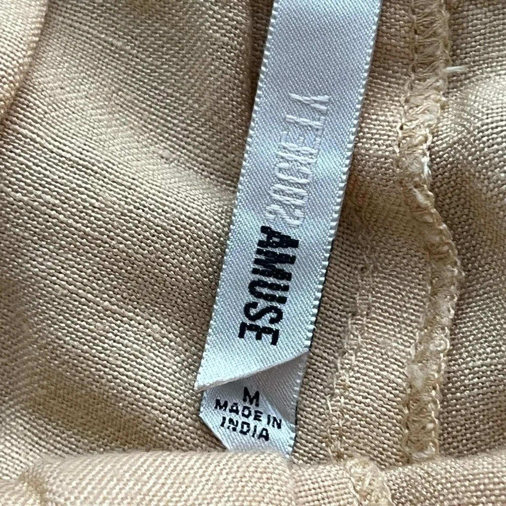 Amuse Society Linen Blend Shorts | Butter Yellow | Medium - Image 4