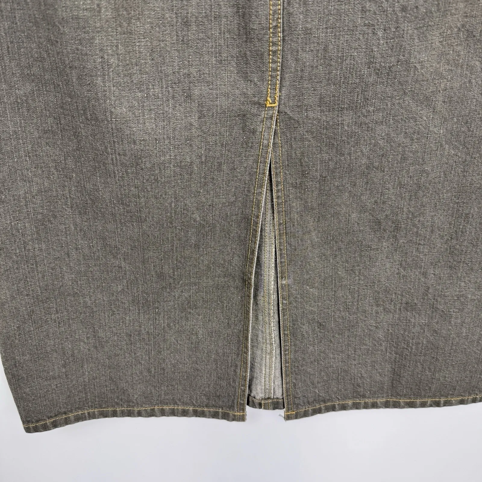 Vintage Y2K Willi Smith Skirt Womens 8 Blue Jean Pink Embroidered Hippie Boho - Image 10