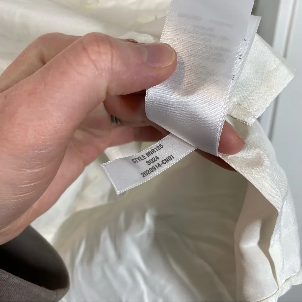 Madewell Silk Drapey Patch-Pocket Sleeveless Shirt in lighthouse‎ NR125 size xs - Image 5