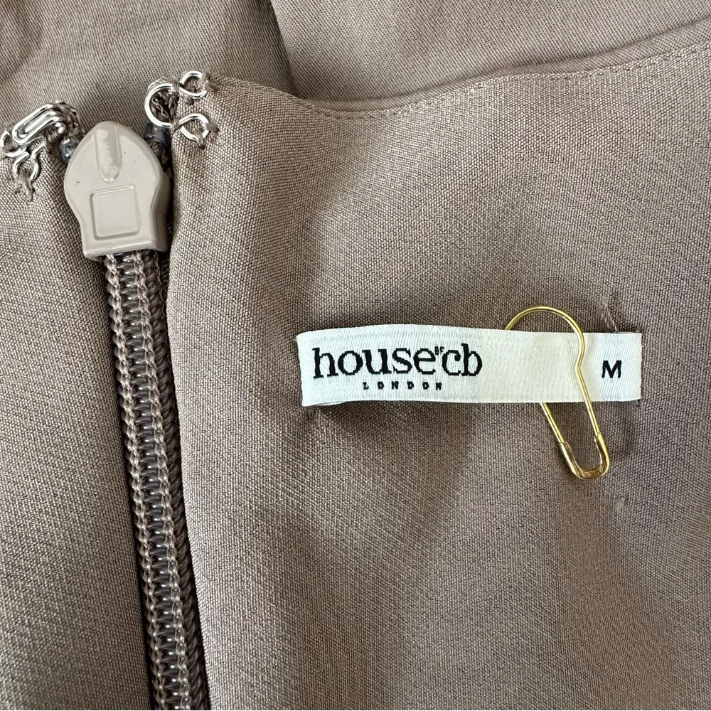 House of CB Carlina Mocha Mini Dress - Image 7