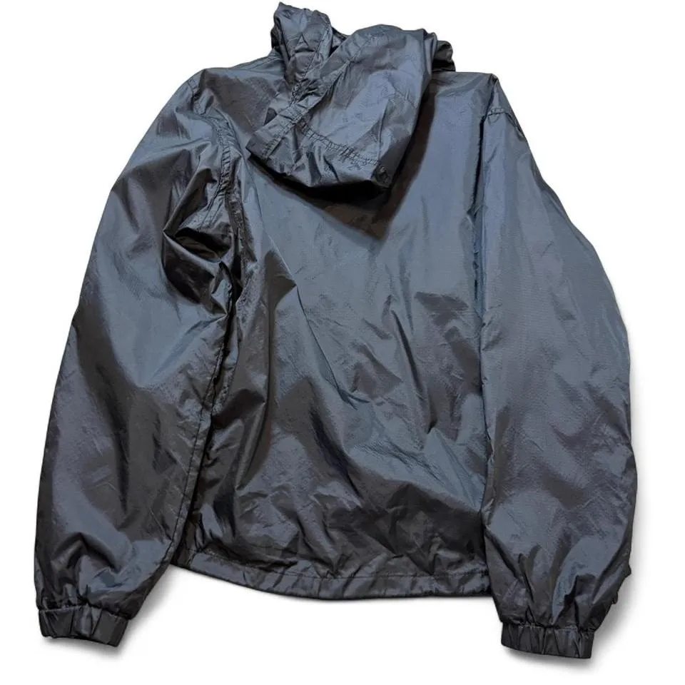 Vintage Faded Glory Black Windbreaker Jacket - Image 4