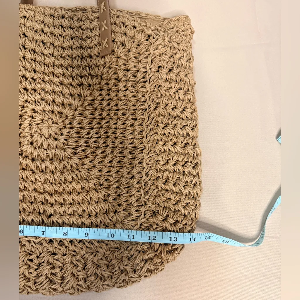 Straw Boho Tote Bag - Image 3