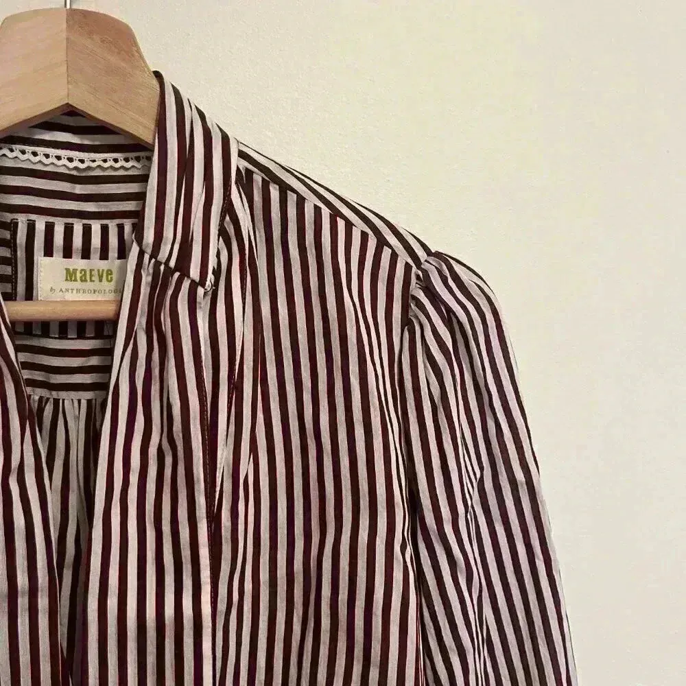 NWT Maeve Tie Neck Blouse - Image 12