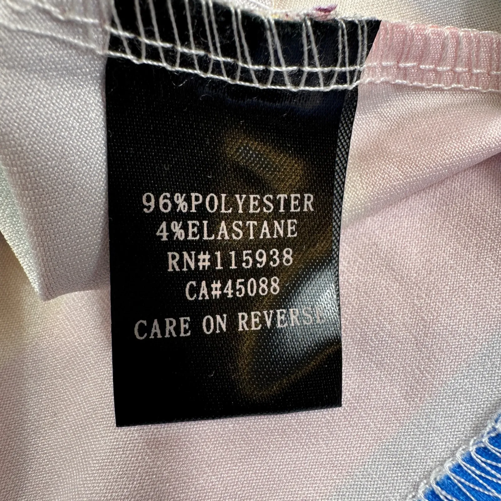 NWT 8 Birdies Australia Twist Front Crop Top Short Sleeve S Stripped Rainbow Red - Image 6