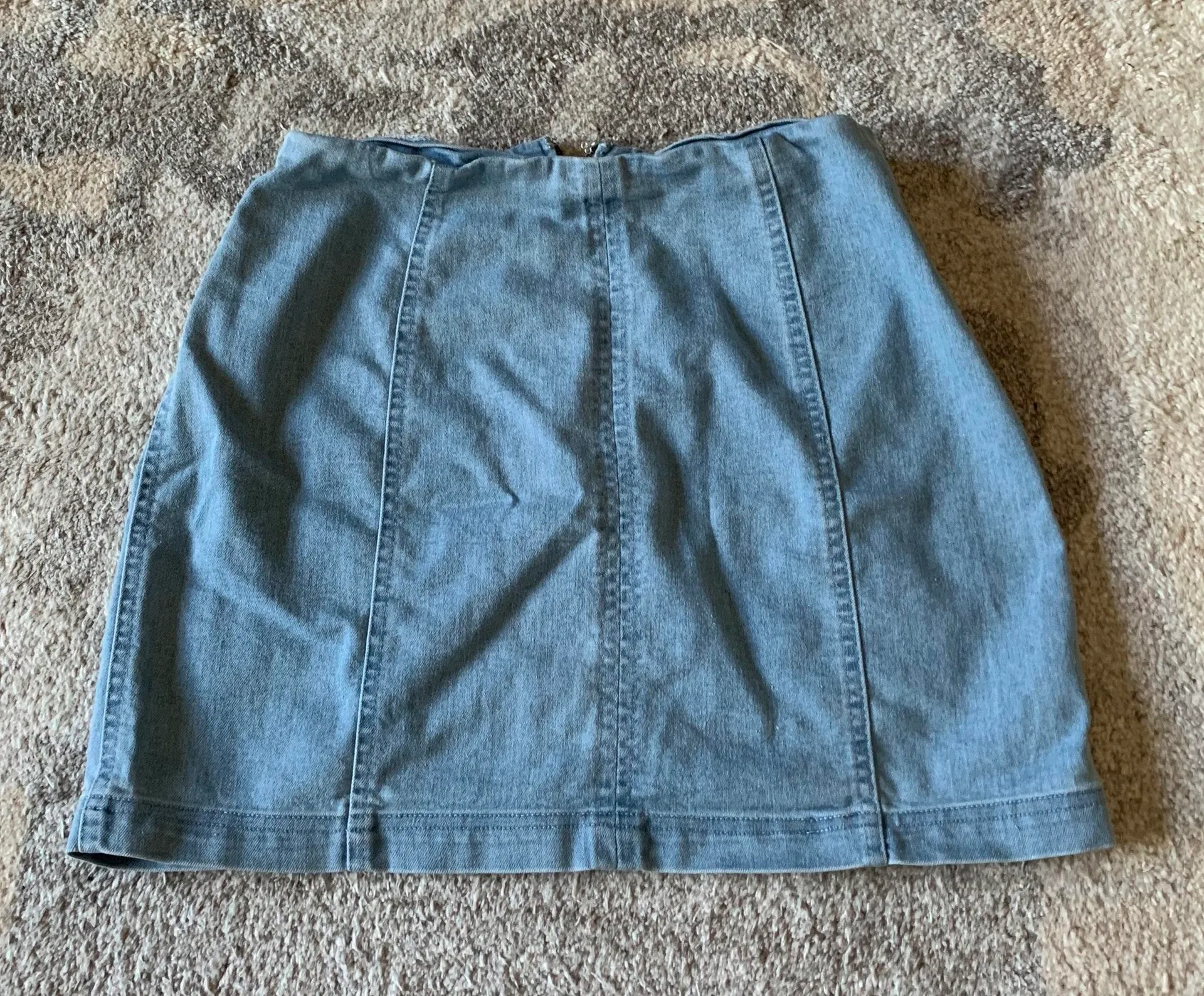 Boutique Blue Jean Skirt - Image 2