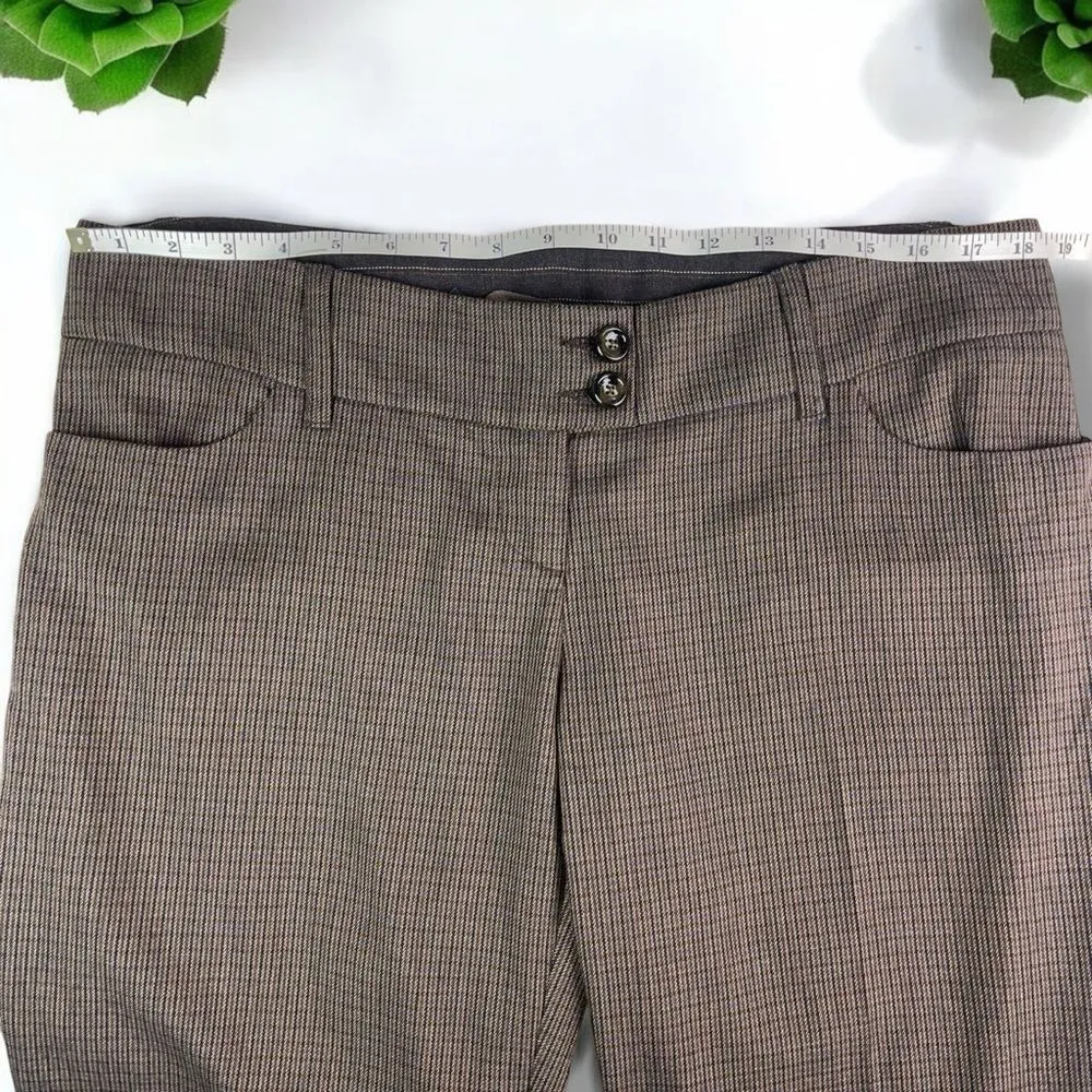 🆕 Mariagrazia Panizzi Plaid Wide Leg Flare Pants Made in Italy - Image 10