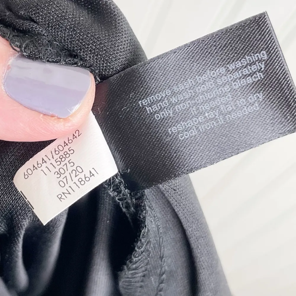 Lane Bryant Black Multicolor Floral Print High Neck Belted Maxi Dress Size 18 - Image 10