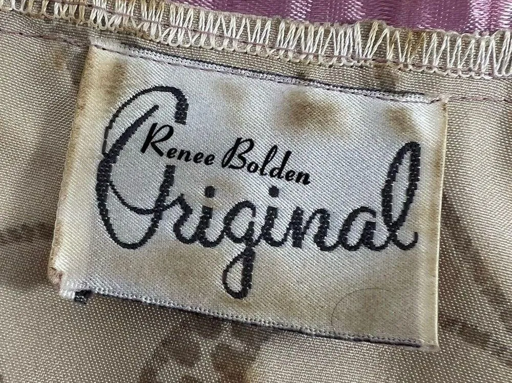 Rare Vintage Renee Bolden OriginalāHandmade Beaded Purple Ombre Dress Size undefined - Image 5