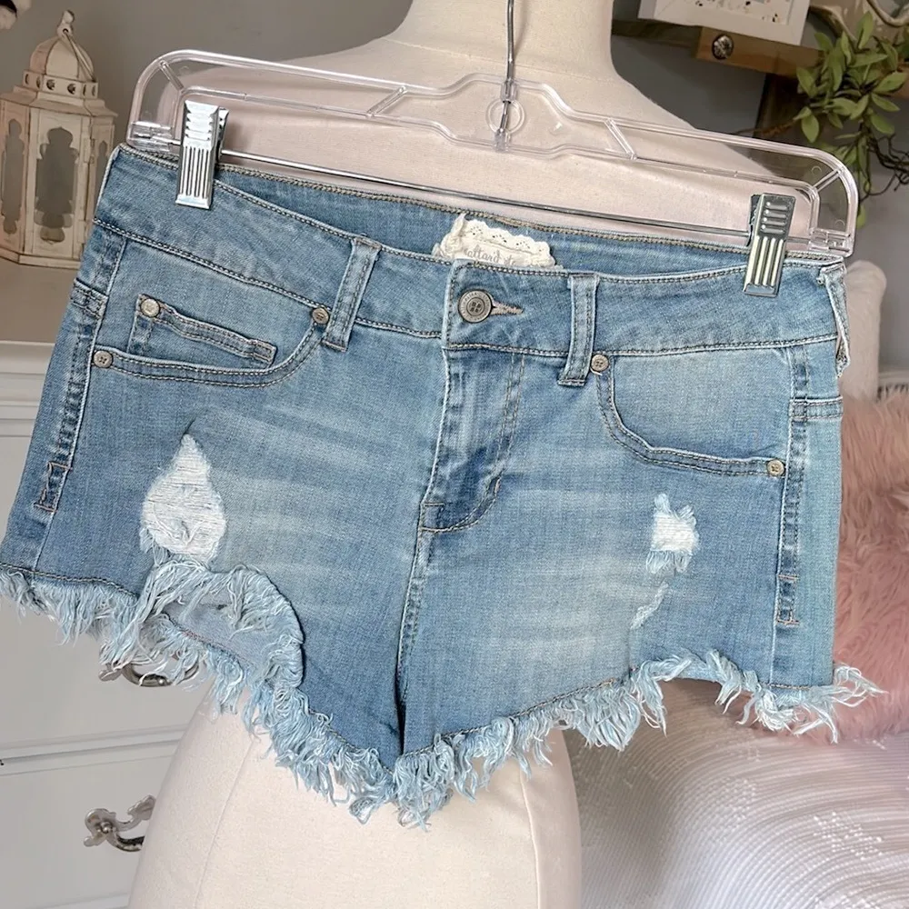 Altard State Jean Shorts Cutoffs Distressed Denim Womens 3 New - Image 4