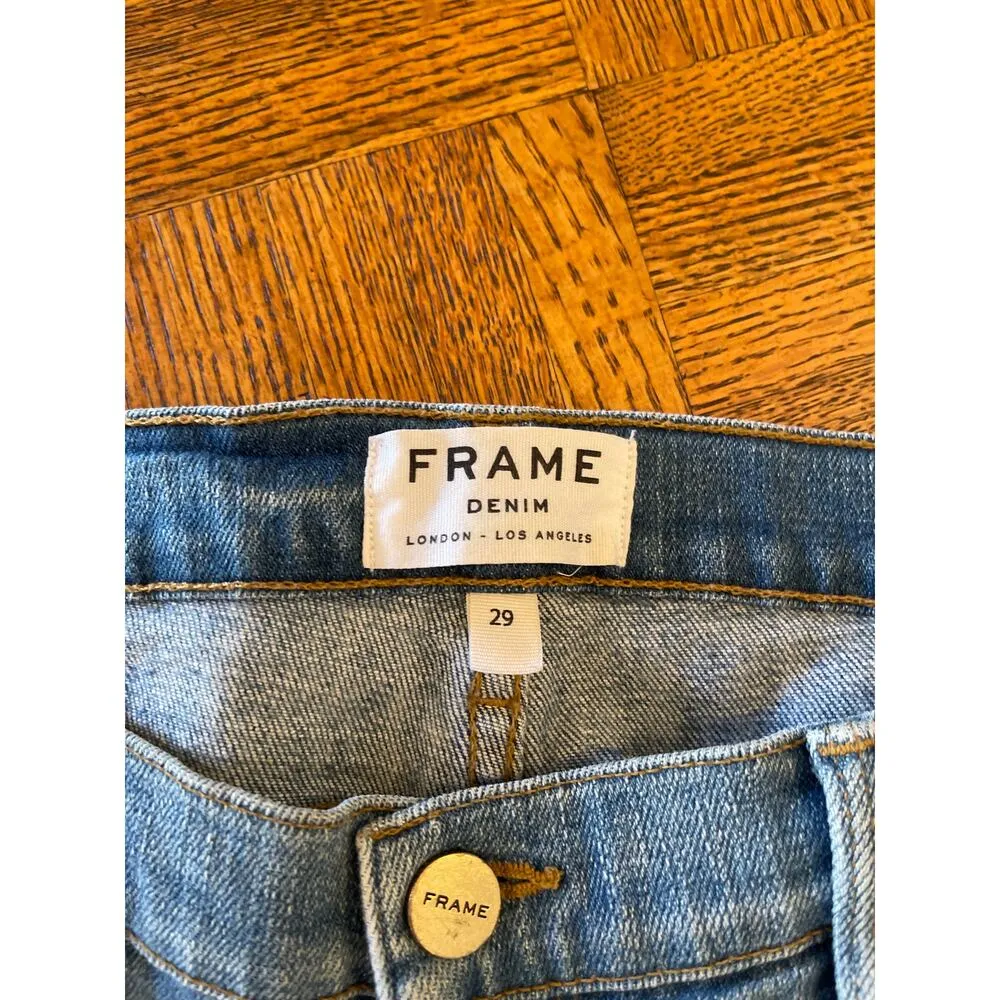 FRAME Le Garçon distressed jeans size 29 - Image 2