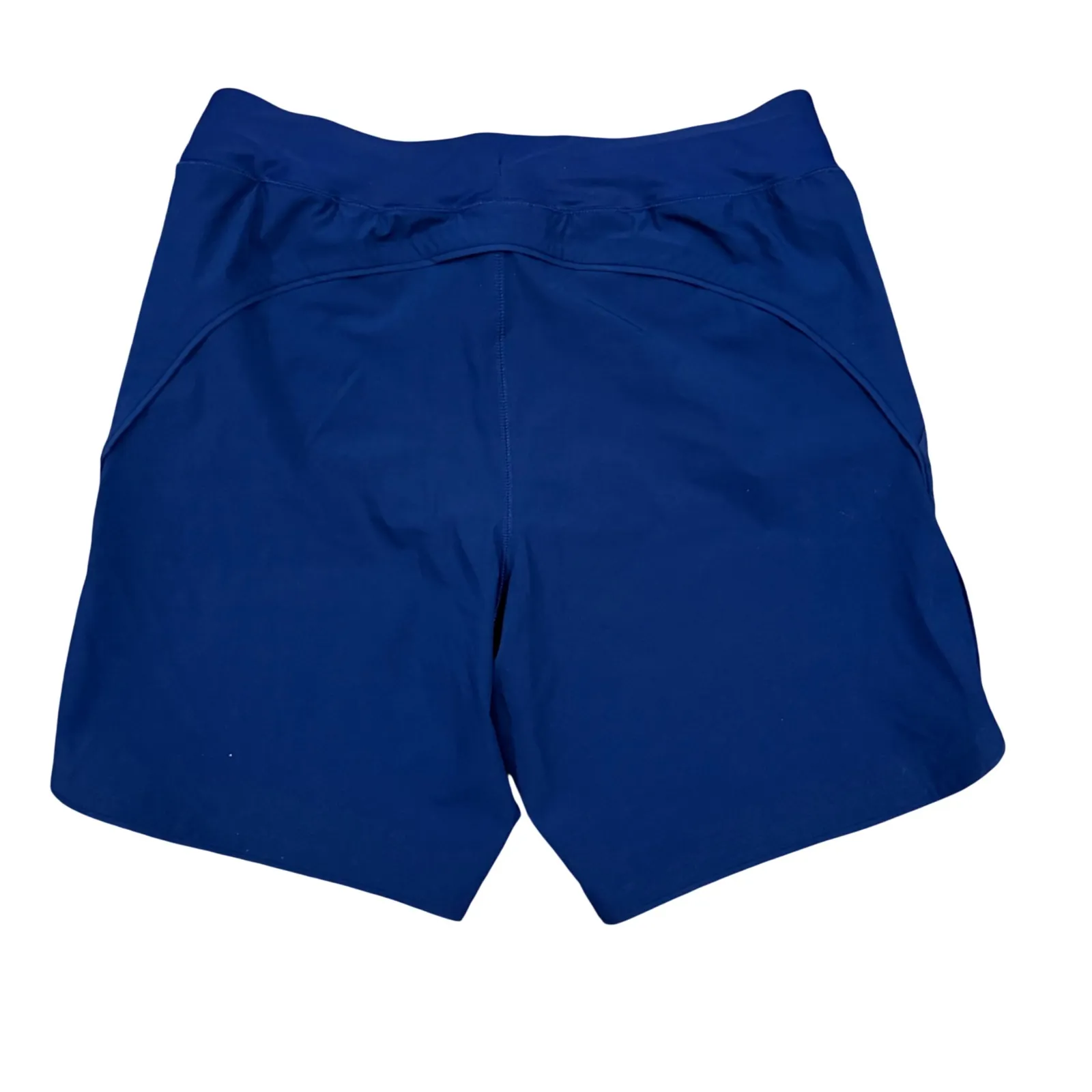 Lands End Womens Navy Blue Swim Shorts Built in swim 14  Pockets - Image 3