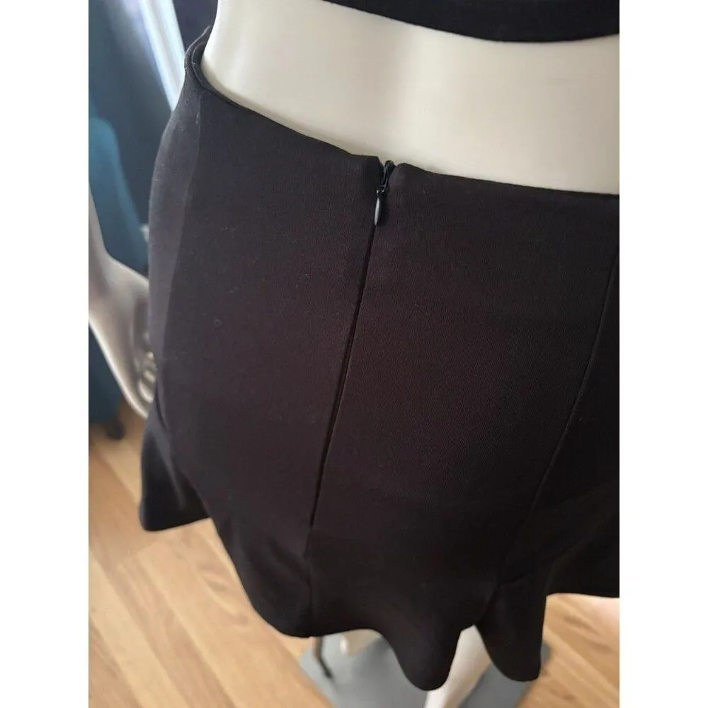 Ambiance Apparel Mini Flare Skirt Size Small Black With Zip - Image 8