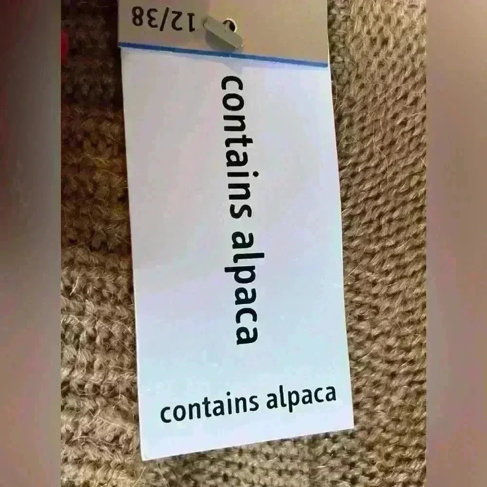 Oasis Cowl Neck Tunic Sweater Oversized Brown Alpaca Blend Women’s Size US 8-10 - Image 9