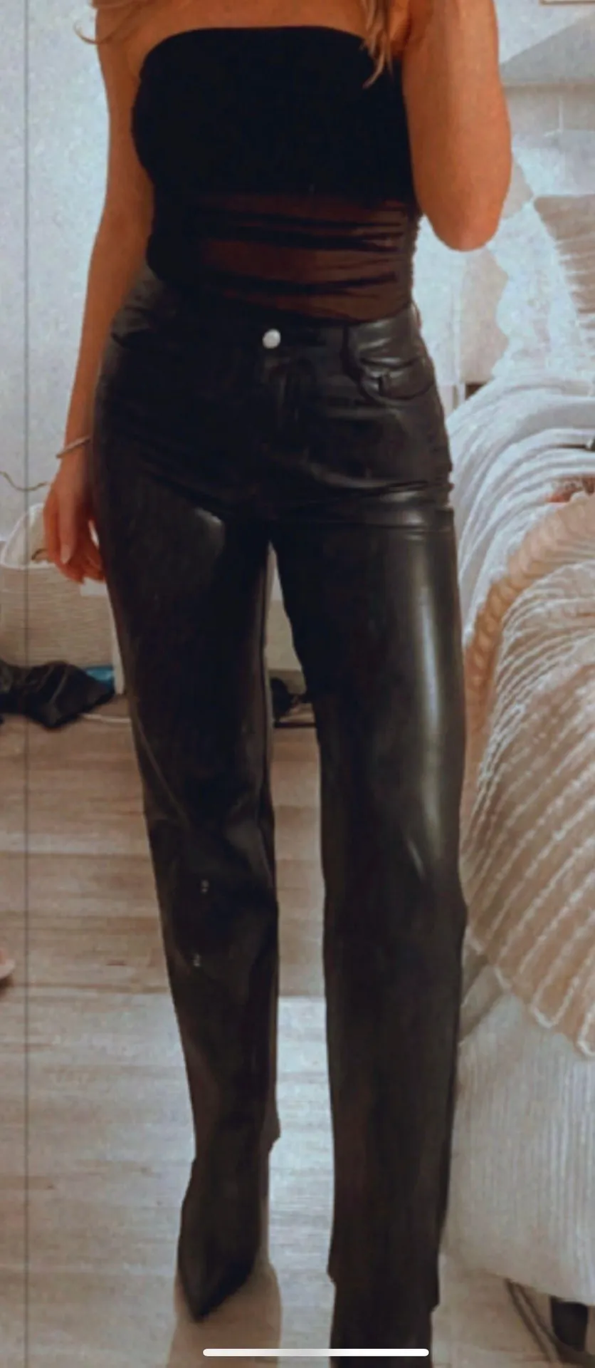 Melina Leather Pants - Image 3