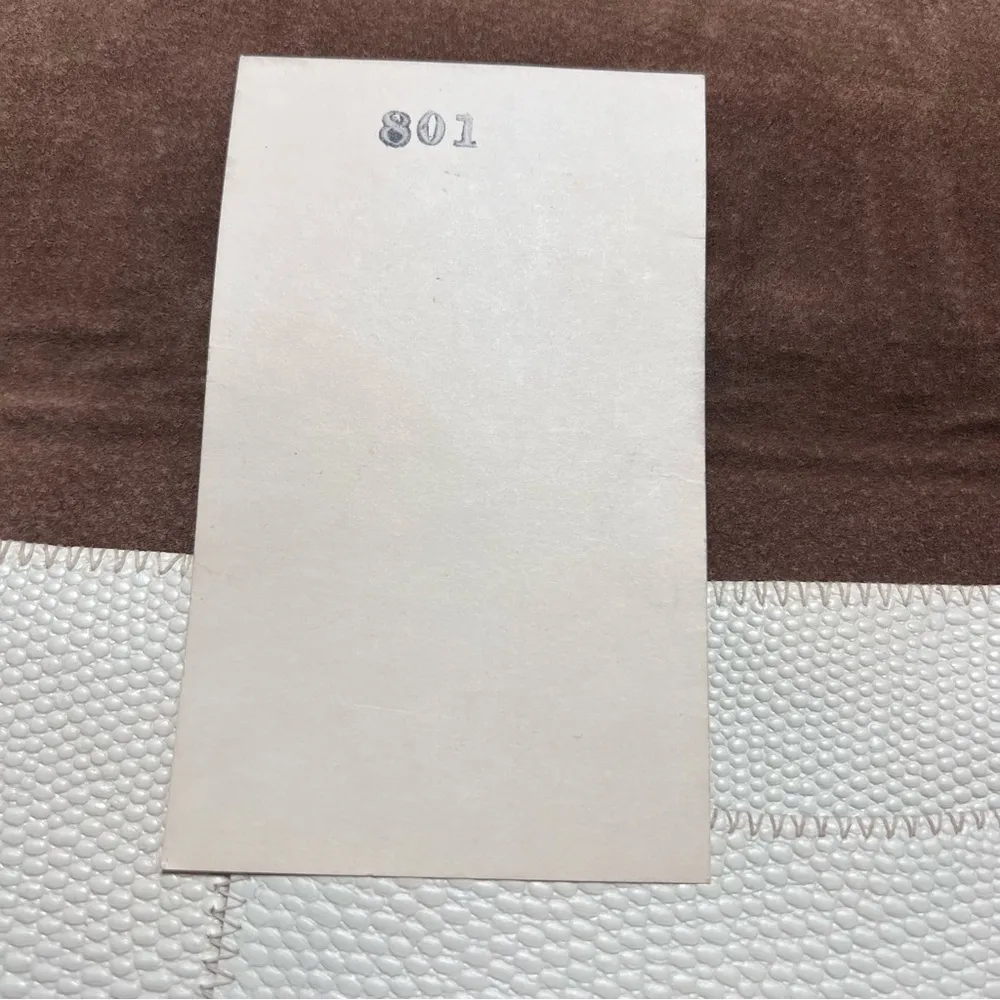 Vintage 1970s Furst & Mooney Snakeskin Clutch Neutral Patchwork Leather Rare Bag Tan - Image 10