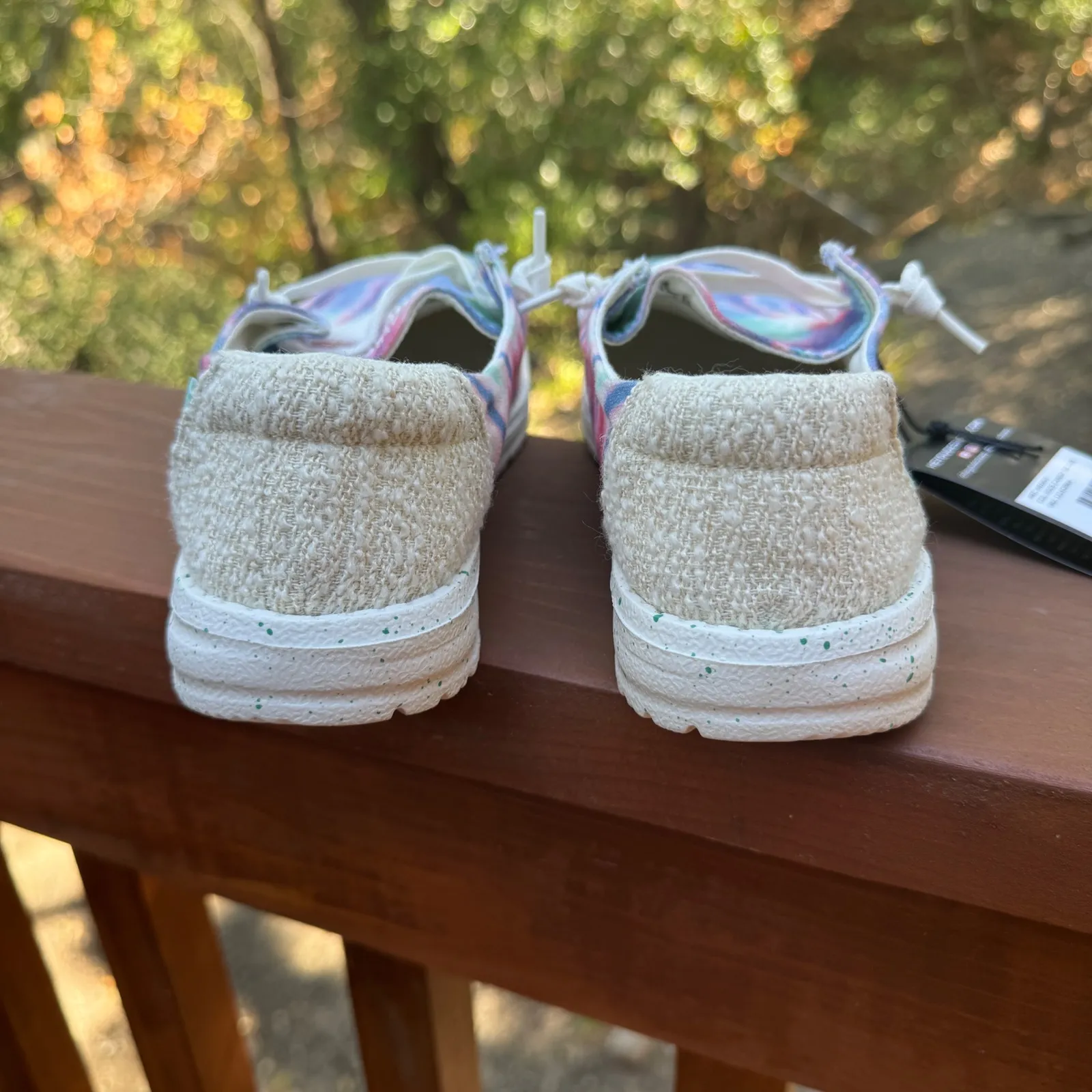 Hey Dude Wendy Slip-On Shoes - Women's Size 5 EU 36 Rose Candy Tie Dye, $60 New! - Image 8