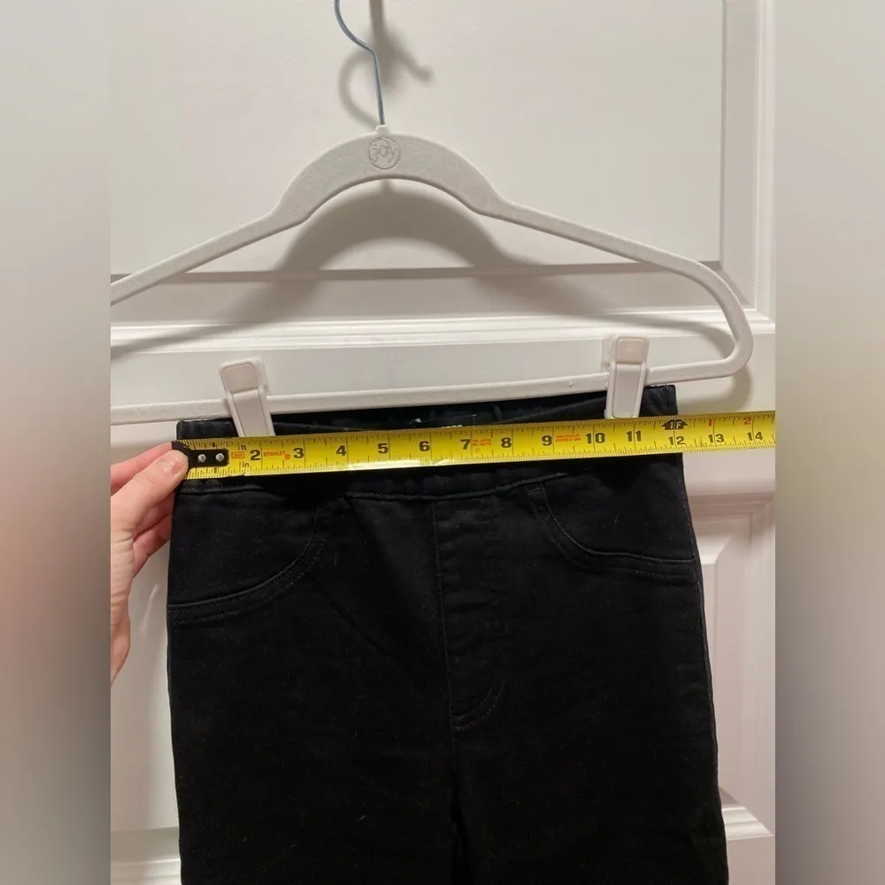 New Express Black Denim Jeggings Leggings High Rise Waisted Small 0 2 4 Long - Image 4