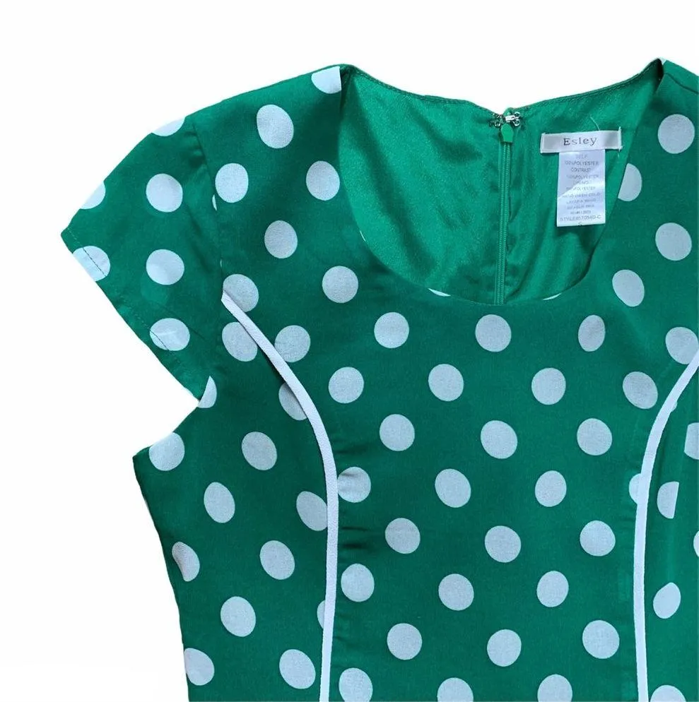 ModCloth Esley Fit & Flare Polka Dot Dress - Image 2