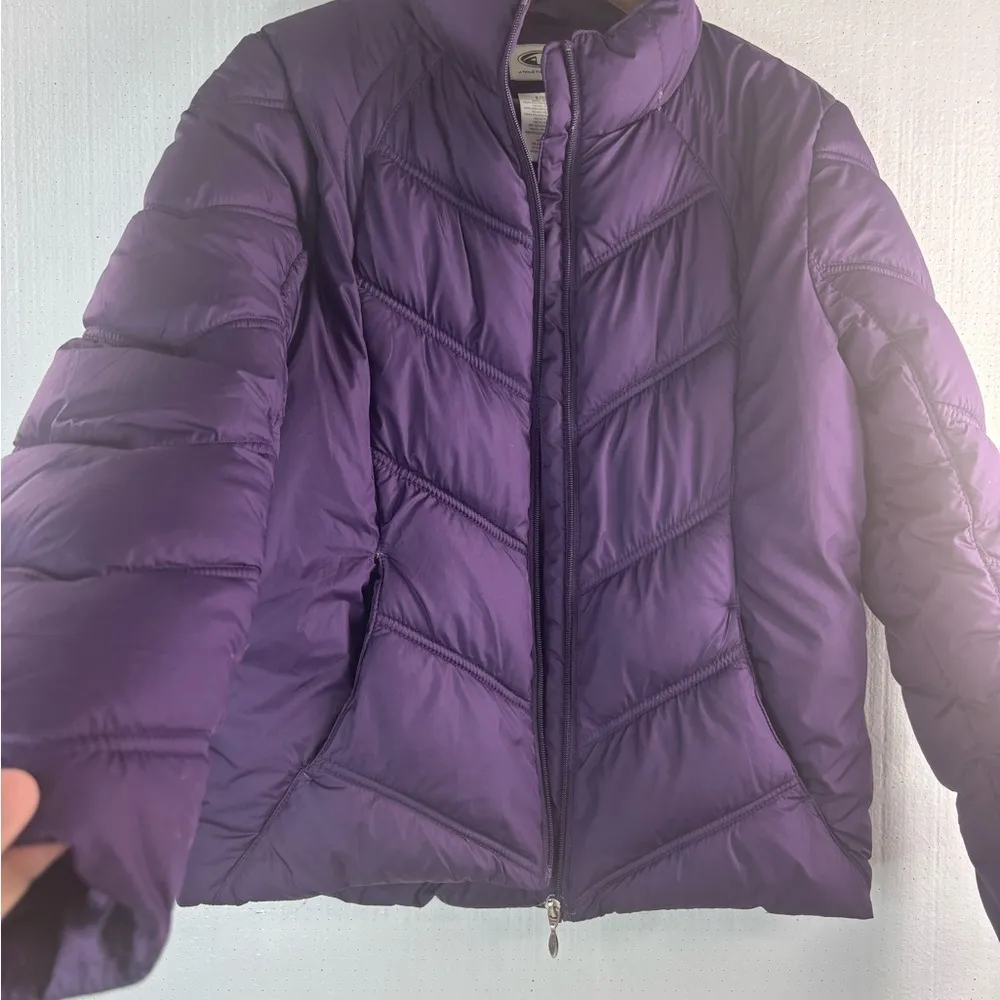 Athletic Works S Purple Puffer Jacket - Image 5