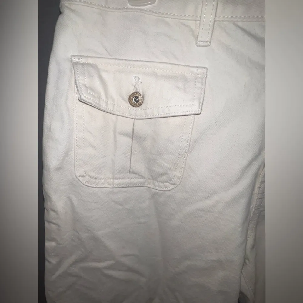 Rye grass wide leg cream colored pants size 10 women’s - Image 4