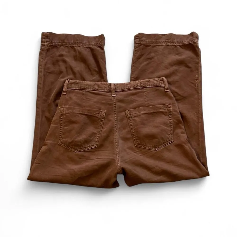 Etica Wide leg crop brown pants Size 27 - Image 4