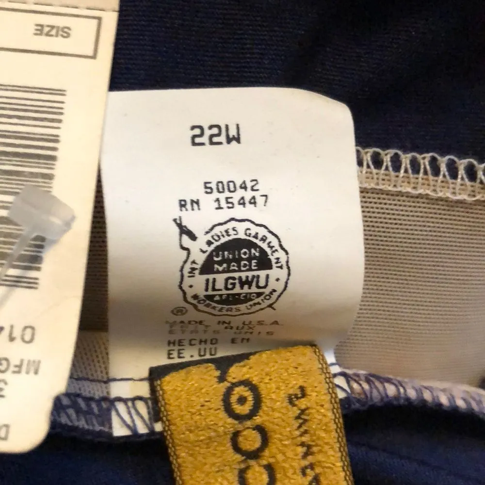 Robby Len 1970s Vintage Skirted Swimsuit Deadstock ILGWU 22W Runs Small Size undefined - Image 13