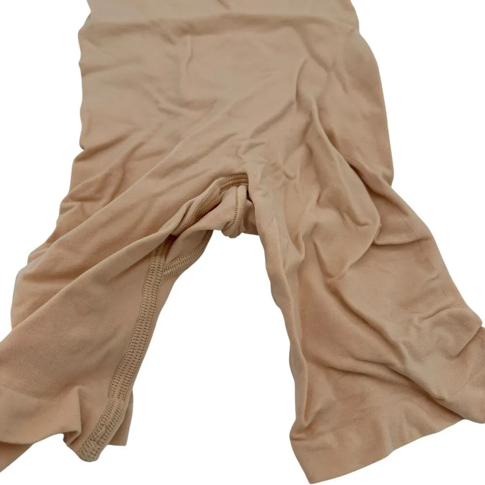 Skims Seamless Sculpting Mid Thigh Bodysuit Cream NWOT Size Small - Image 2