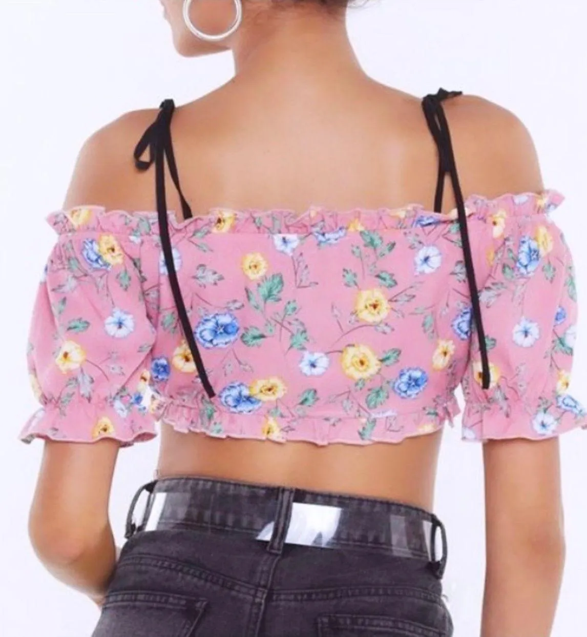| Floral Bardot Top - Image 2