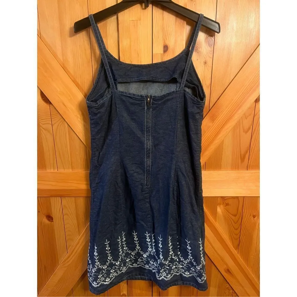 Forenza jean dress size 14 ￼(1578) - Image 4