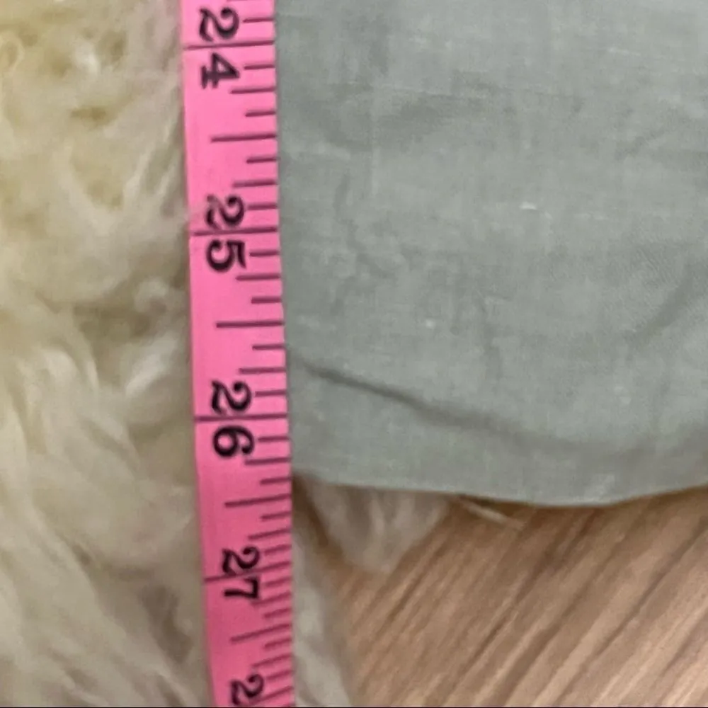 Vintage Donna Morgan Oatmeal Linen High Waist Tapered Pants S Tan - Image 8