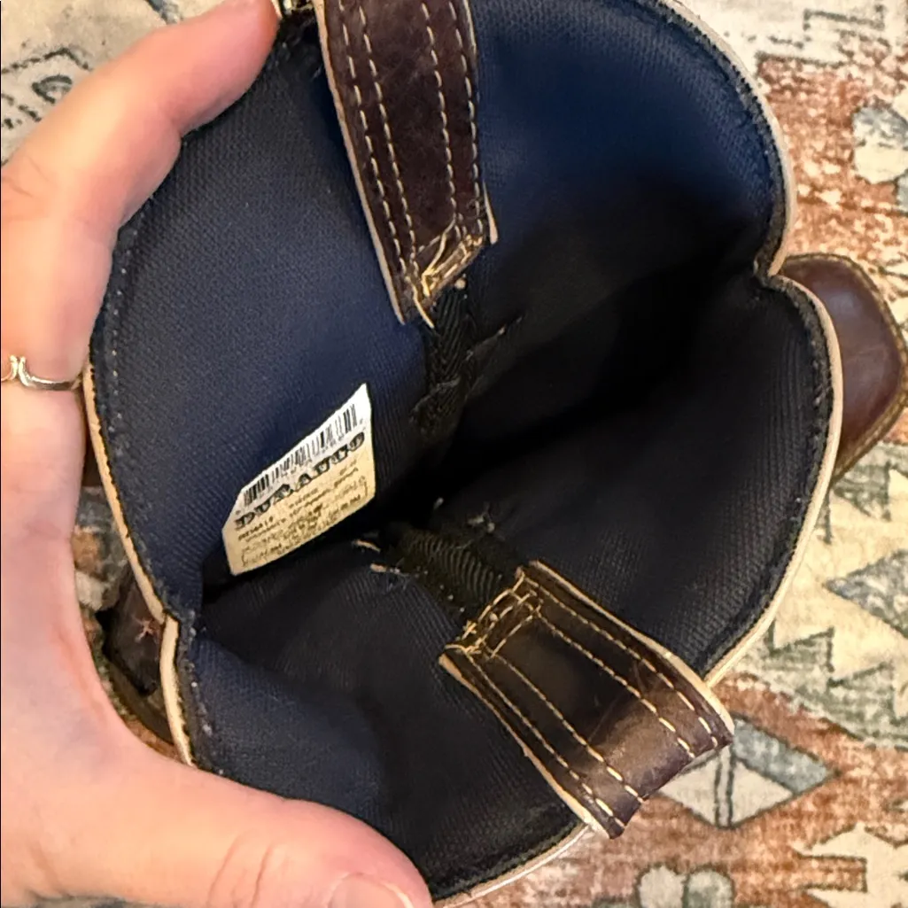 USA Durango cowboy boots Brown and Red, white and Blue Western Boots size 9.5 - Image 12