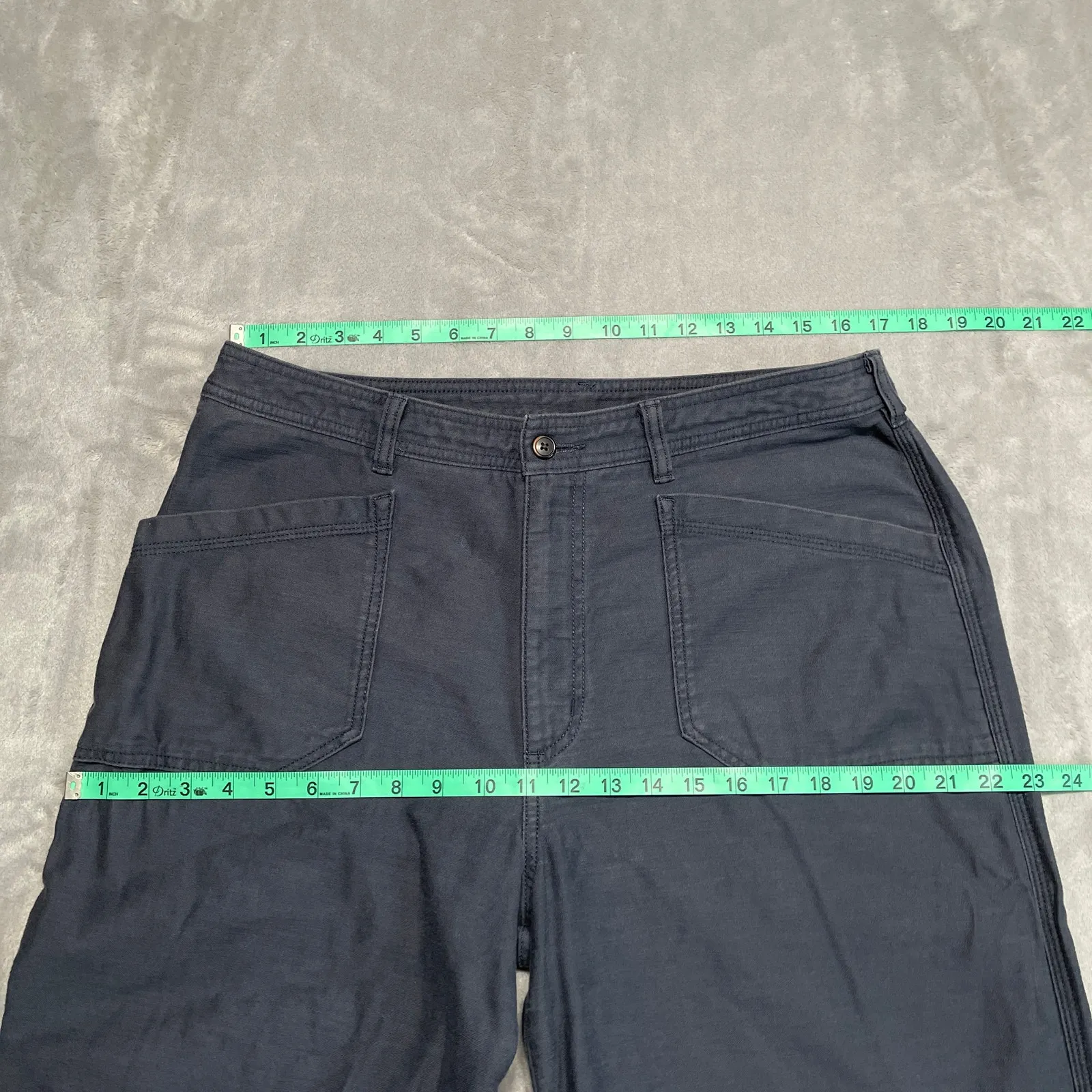 Patagonia Pants Womens 14 Organic Cotton Slub Woven Wide Leg Casual - Image 8