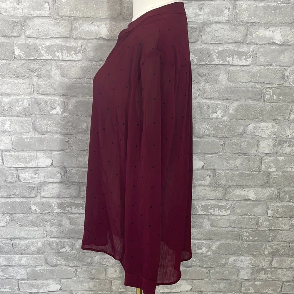 41 Hawthorne Women's Burgundy Button - Image 3